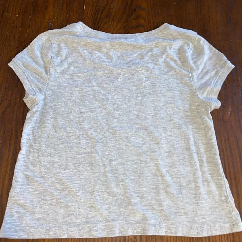 Girls justice semi crop top